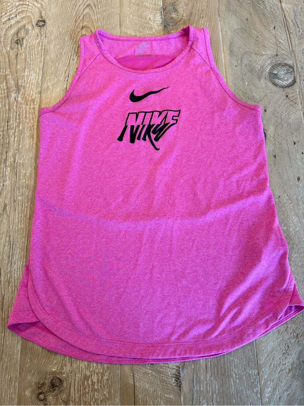 Nike Girls Pink Performance Dri Fit Tank Top XL